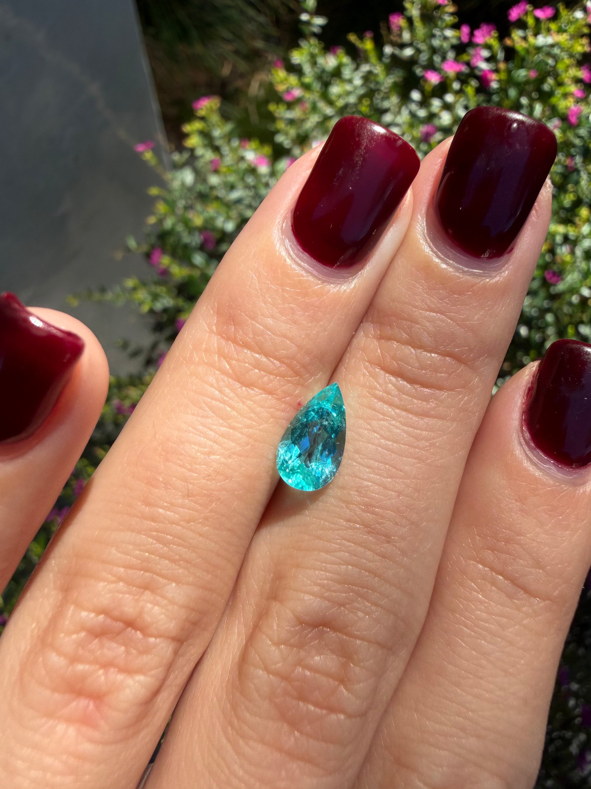 *NEW* Bespoke 1.30 Carat Pear Paraíba Tourmaline