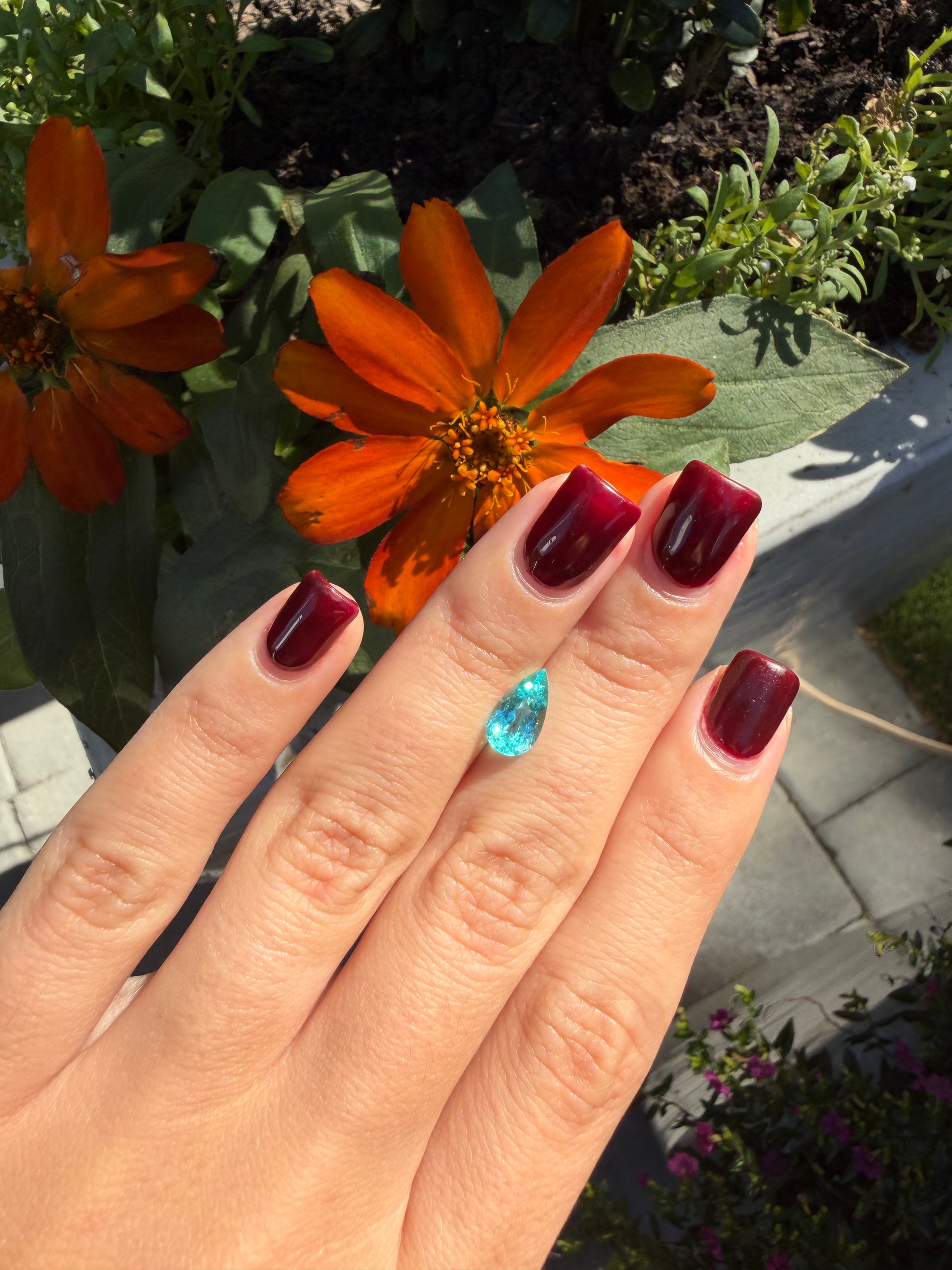 *NEW* Bespoke 1.30 Carat Pear Paraíba Tourmaline