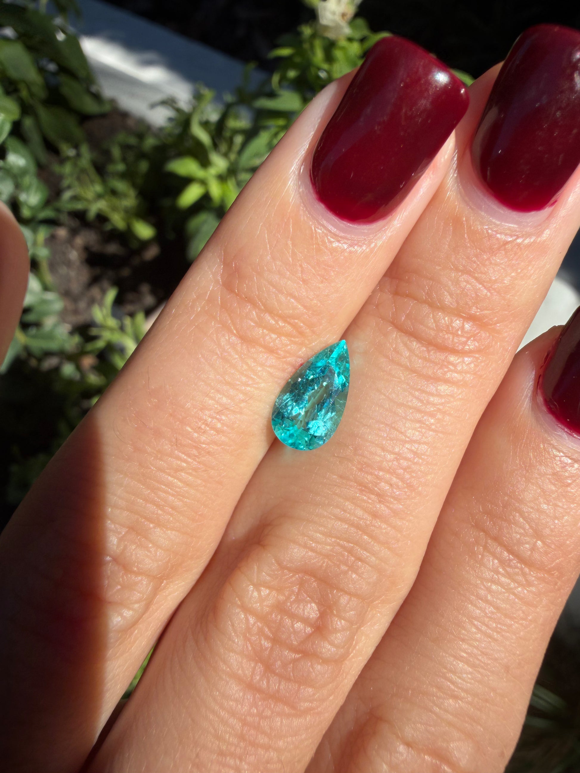 *NEW* Bespoke 1.30 Carat Pear Paraíba Tourmaline