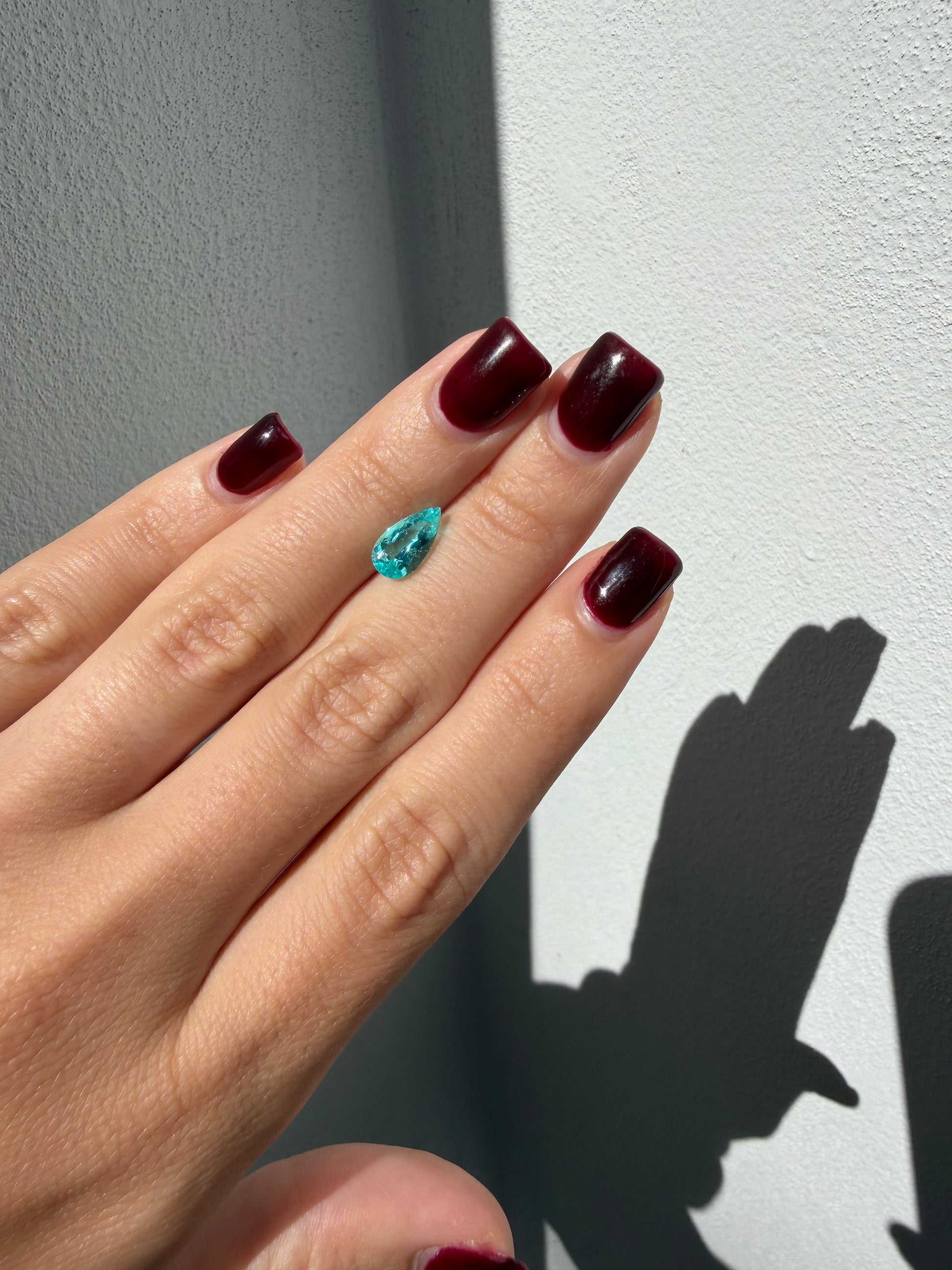 *NEW* Bespoke 1.30 Carat Pear Paraíba Tourmaline