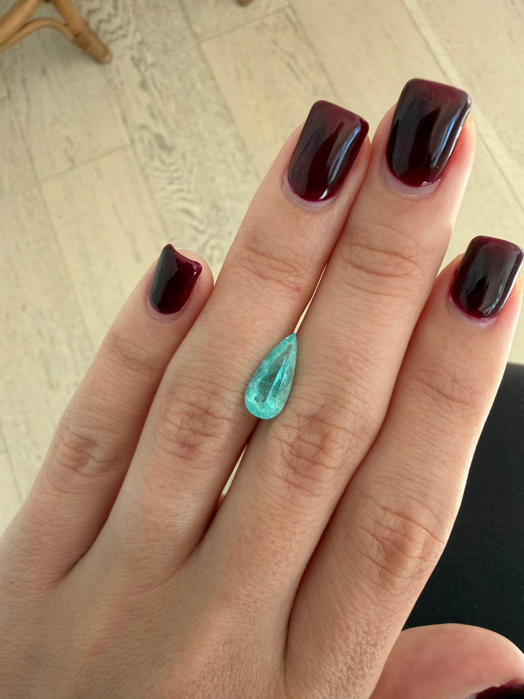 *NEW* Bespoke 2.23 Carat Pear Paraíba Tourmaline