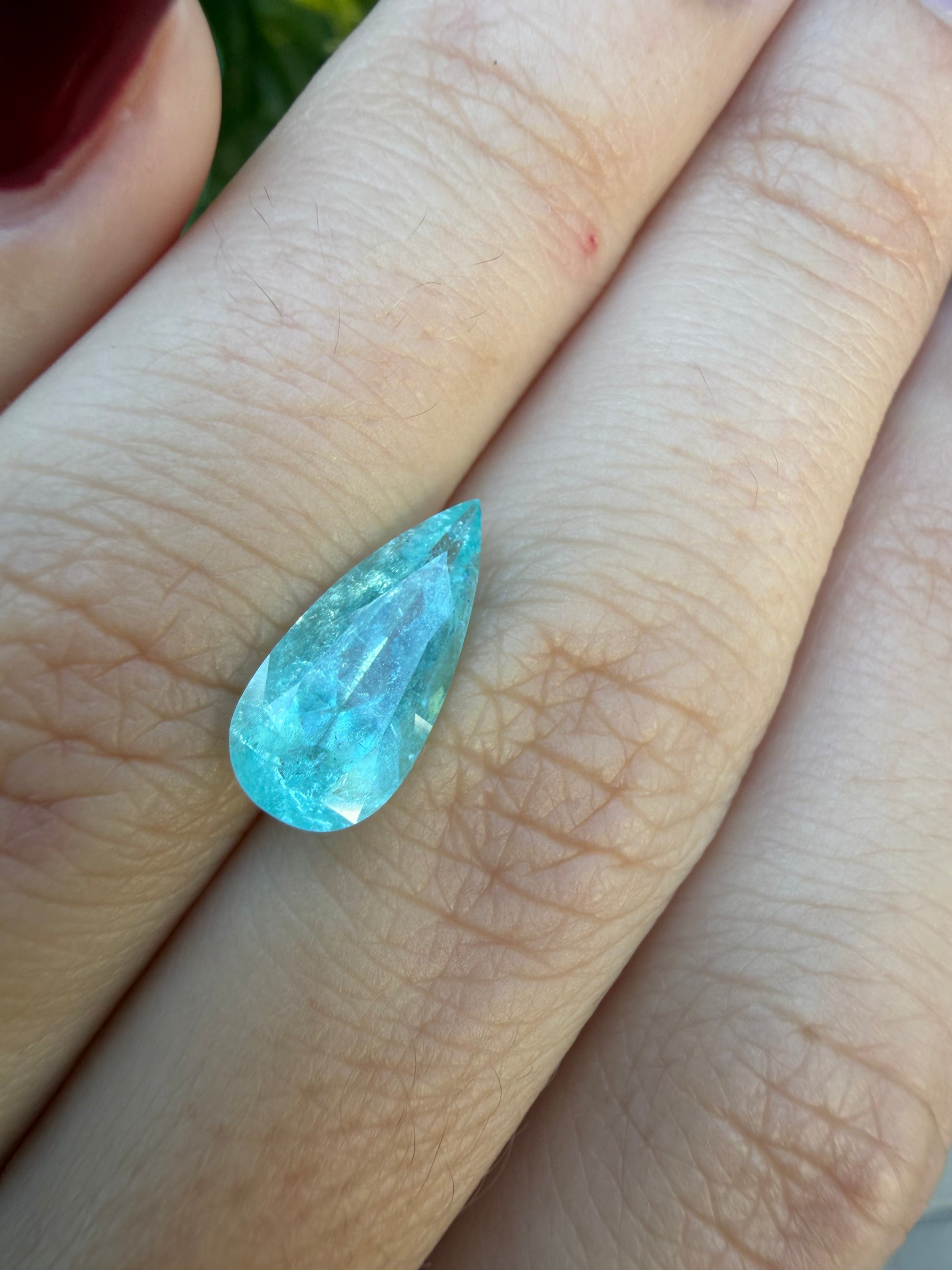 *NEW* Bespoke 2.23 Carat Pear Paraíba Tourmaline