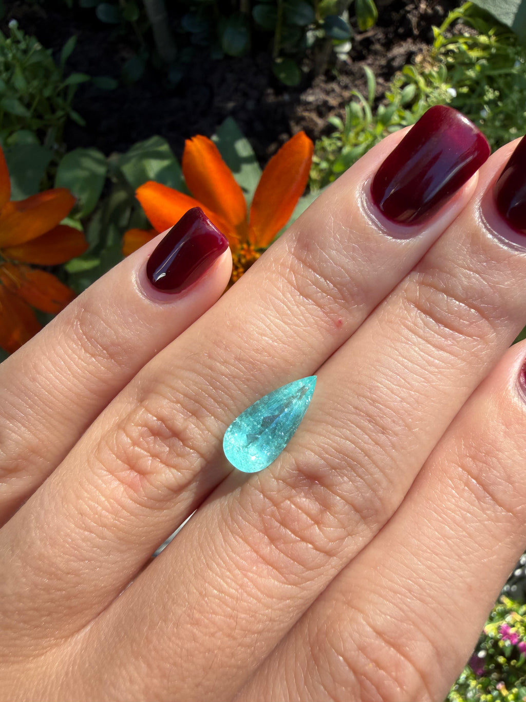 *NEW* Bespoke 2.23 Carat Pear Paraíba Tourmaline