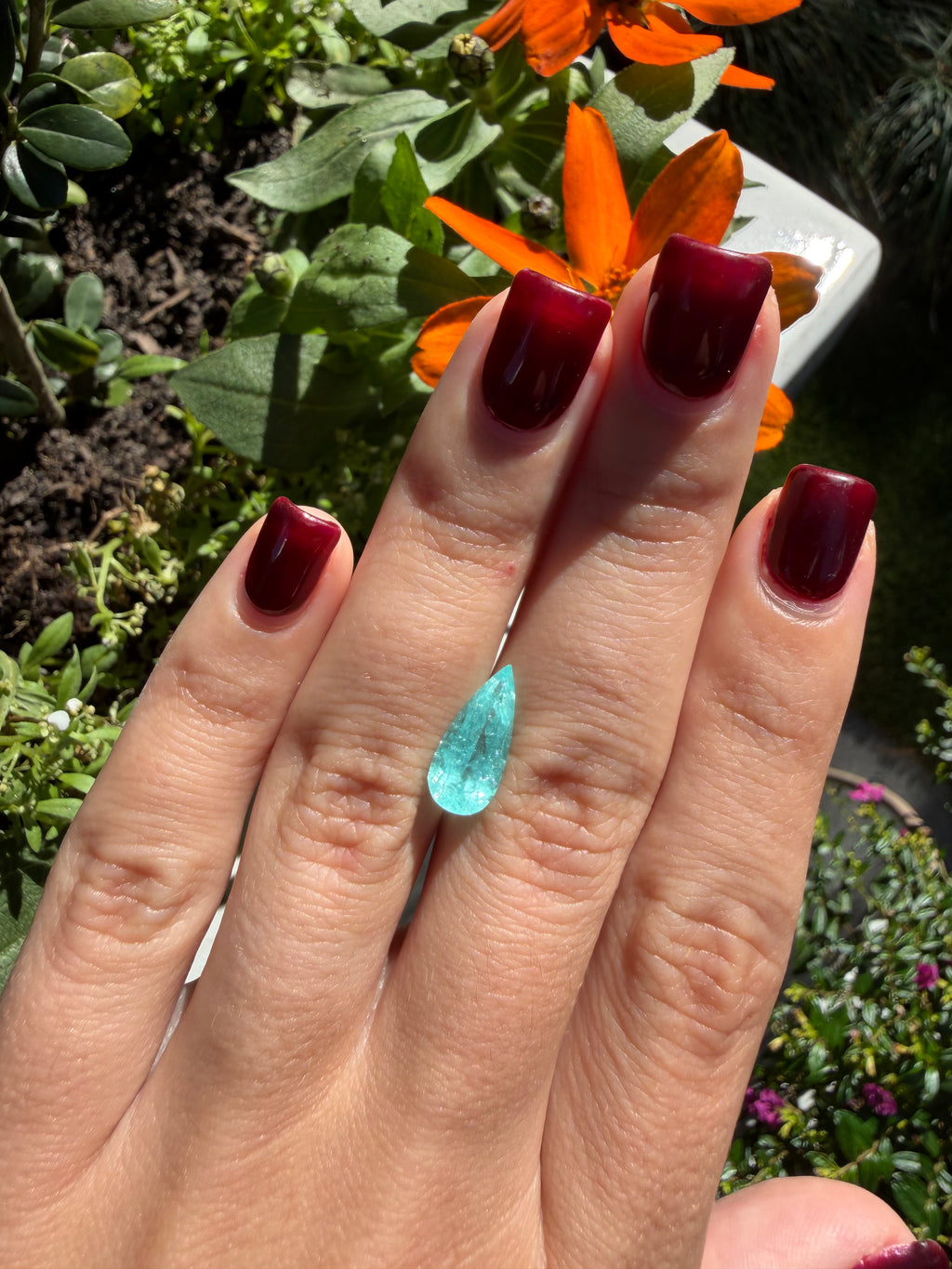 *NEW* Bespoke 2.23 Carat Pear Paraíba Tourmaline