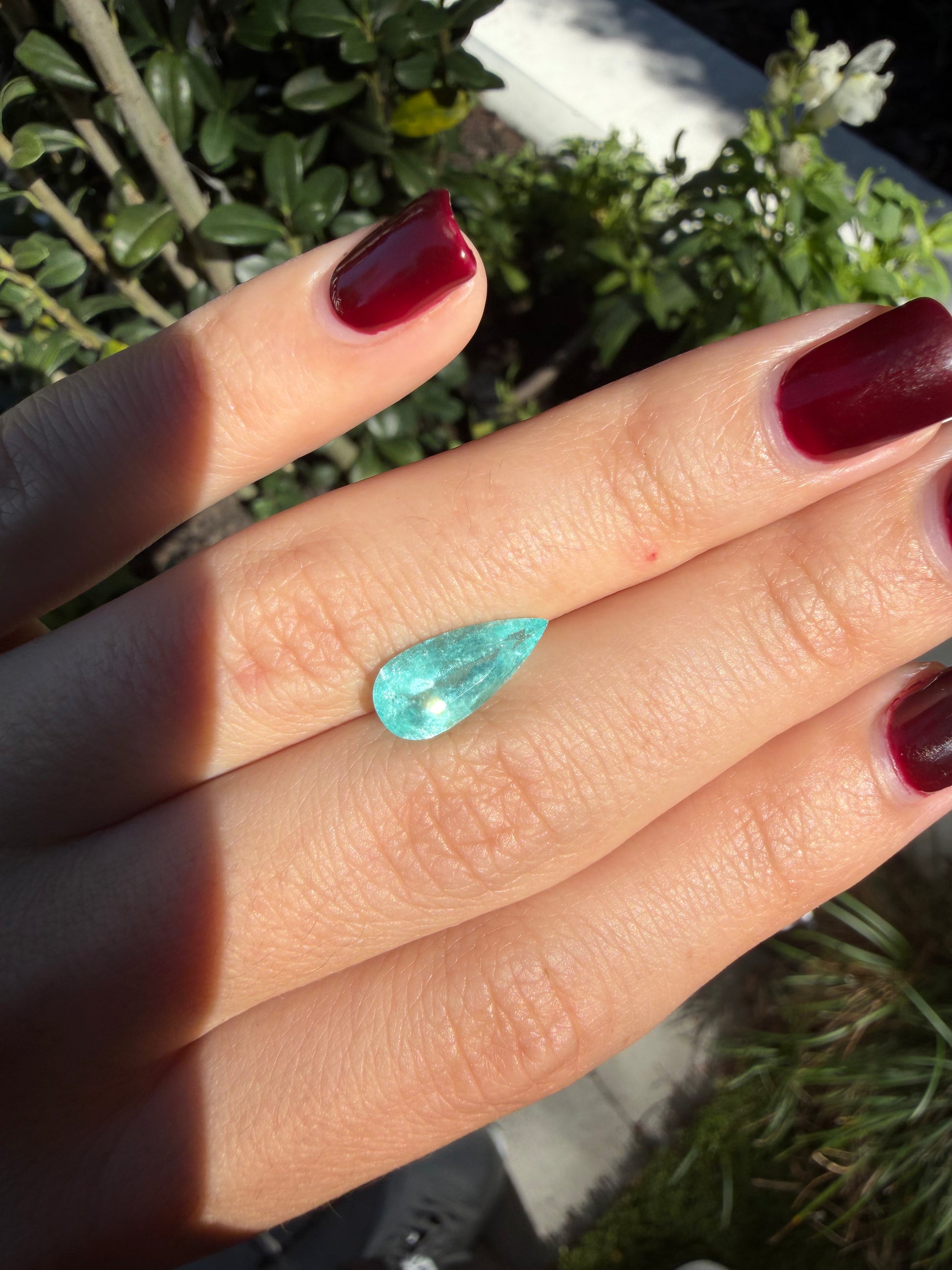 *NEW* Bespoke 2.23 Carat Pear Paraíba Tourmaline