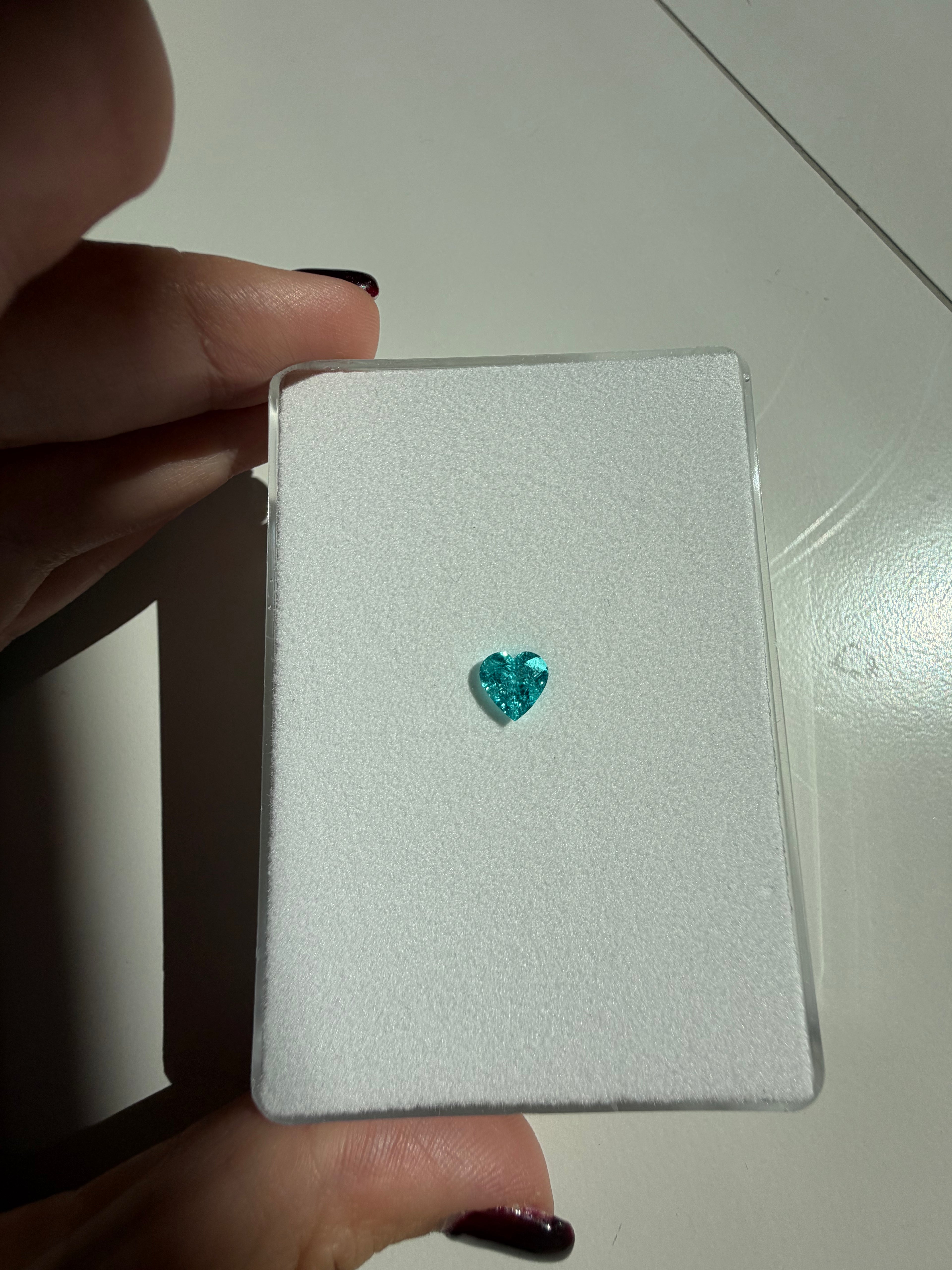 *NEW* Bespoke 1.42 Carat Heart Paraíba Tourmaline