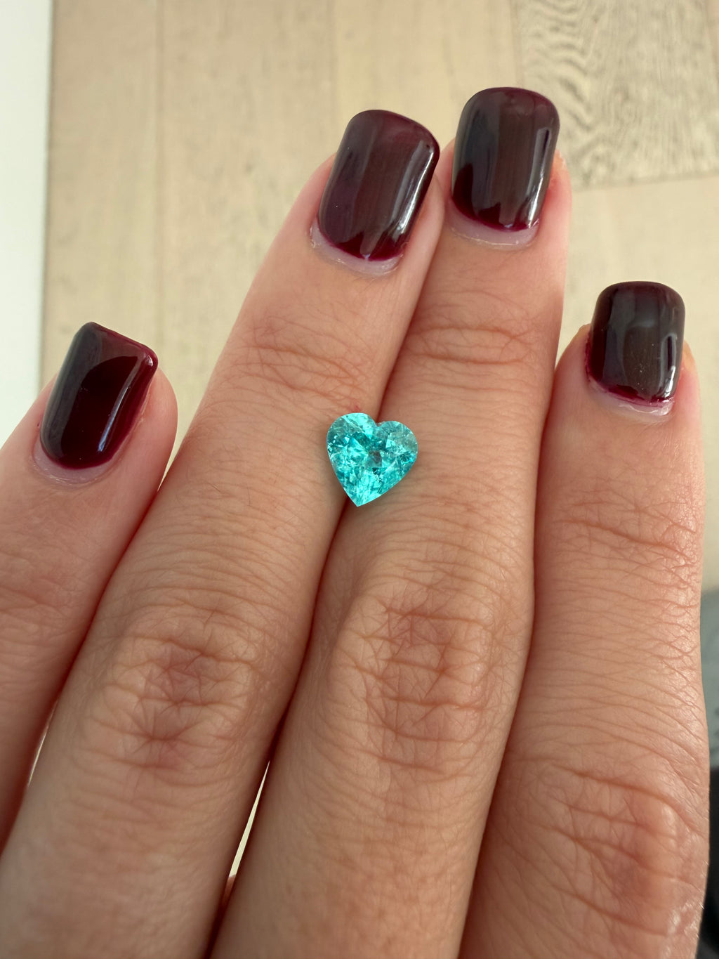*NEW* Bespoke 1.42 Carat Heart Paraíba Tourmaline