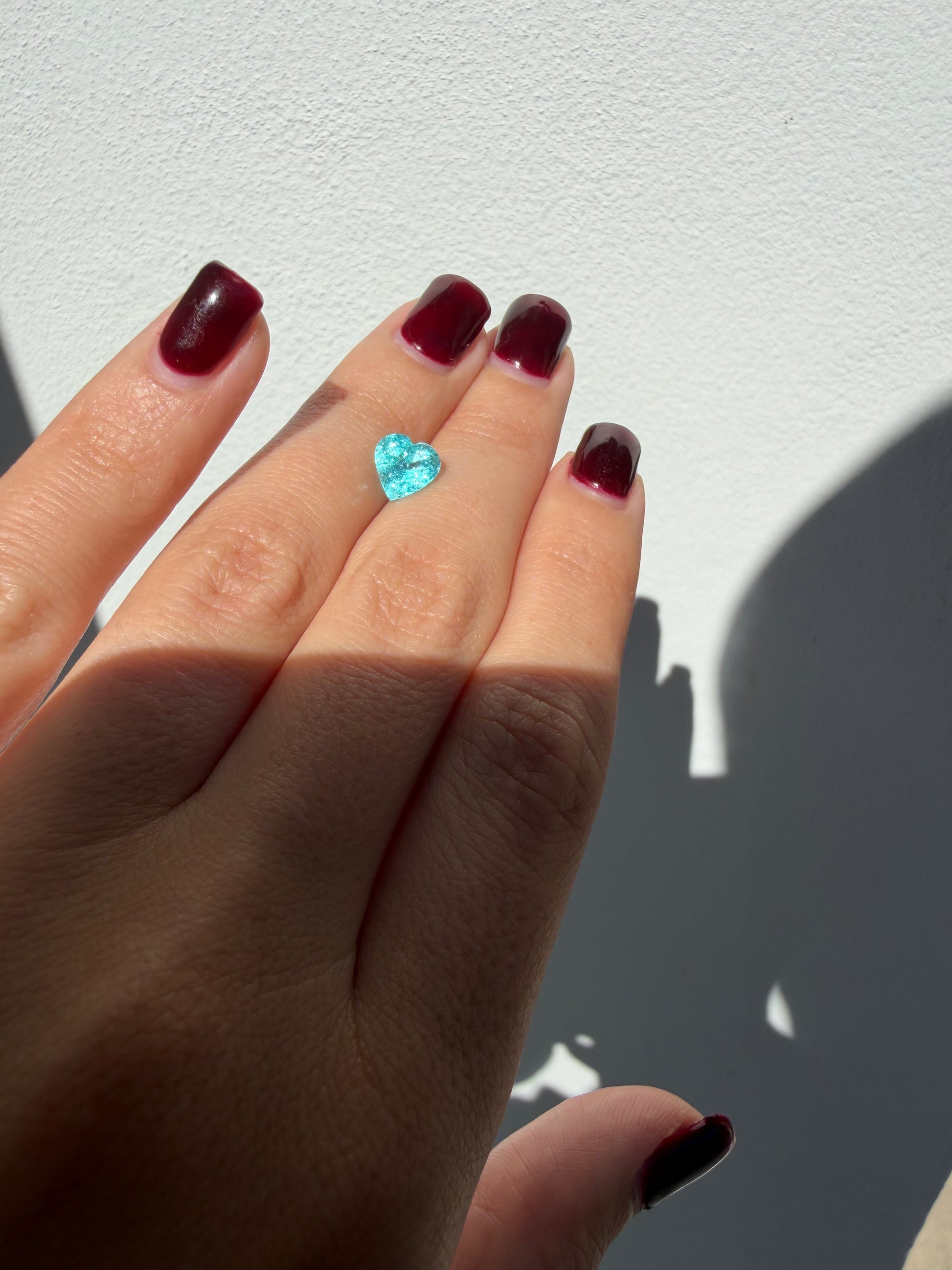 *NEW* Bespoke 1.42 Carat Heart Paraíba Tourmaline