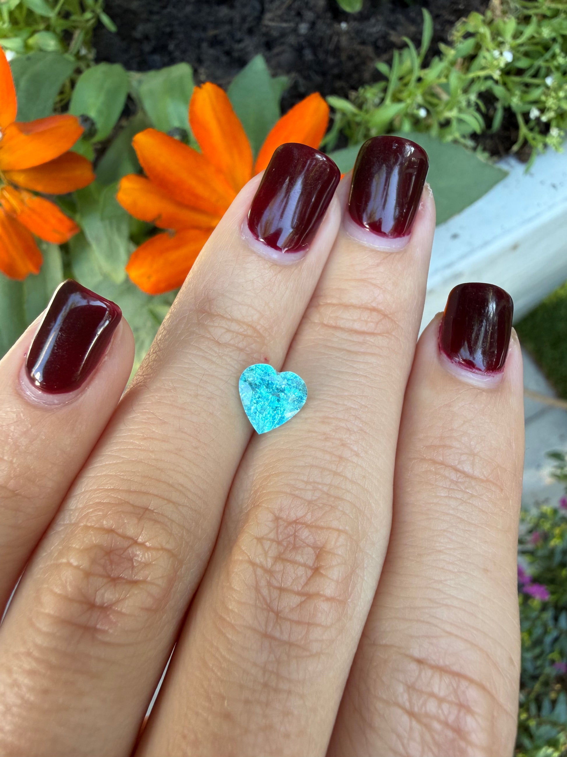 *NEW* Bespoke 1.42 Carat Heart Paraíba Tourmaline