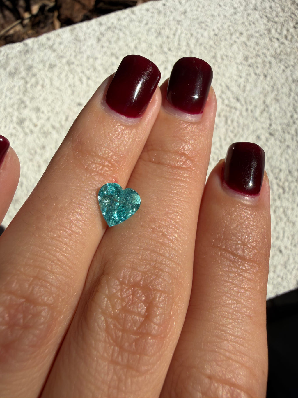 *NEW* Bespoke 1.42 Carat Heart Paraíba Tourmaline