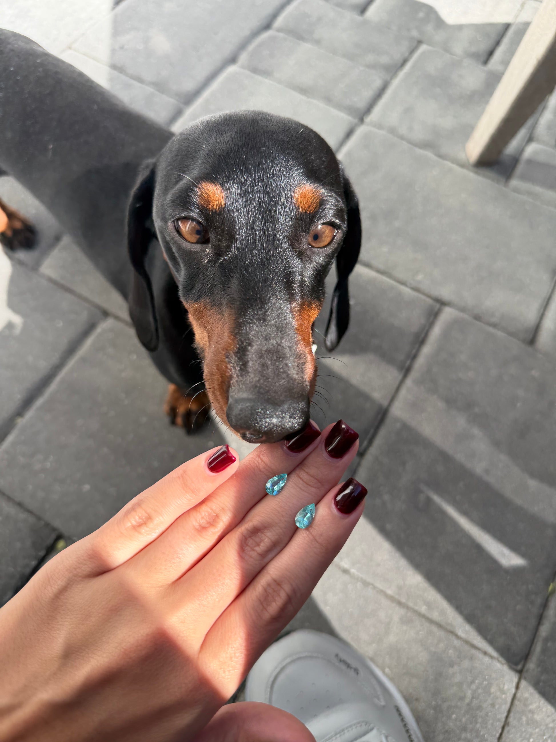 *NEW* Bespoke 2.14 Carat Pear Paraíba Tourmaline Set