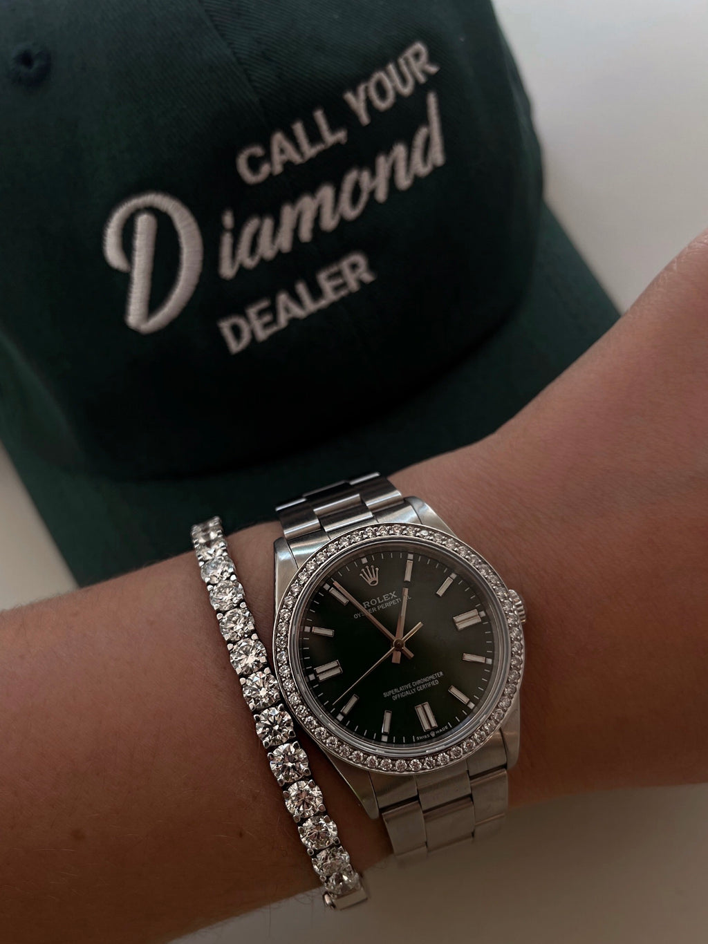GIA Certified Round Diamond Bangle