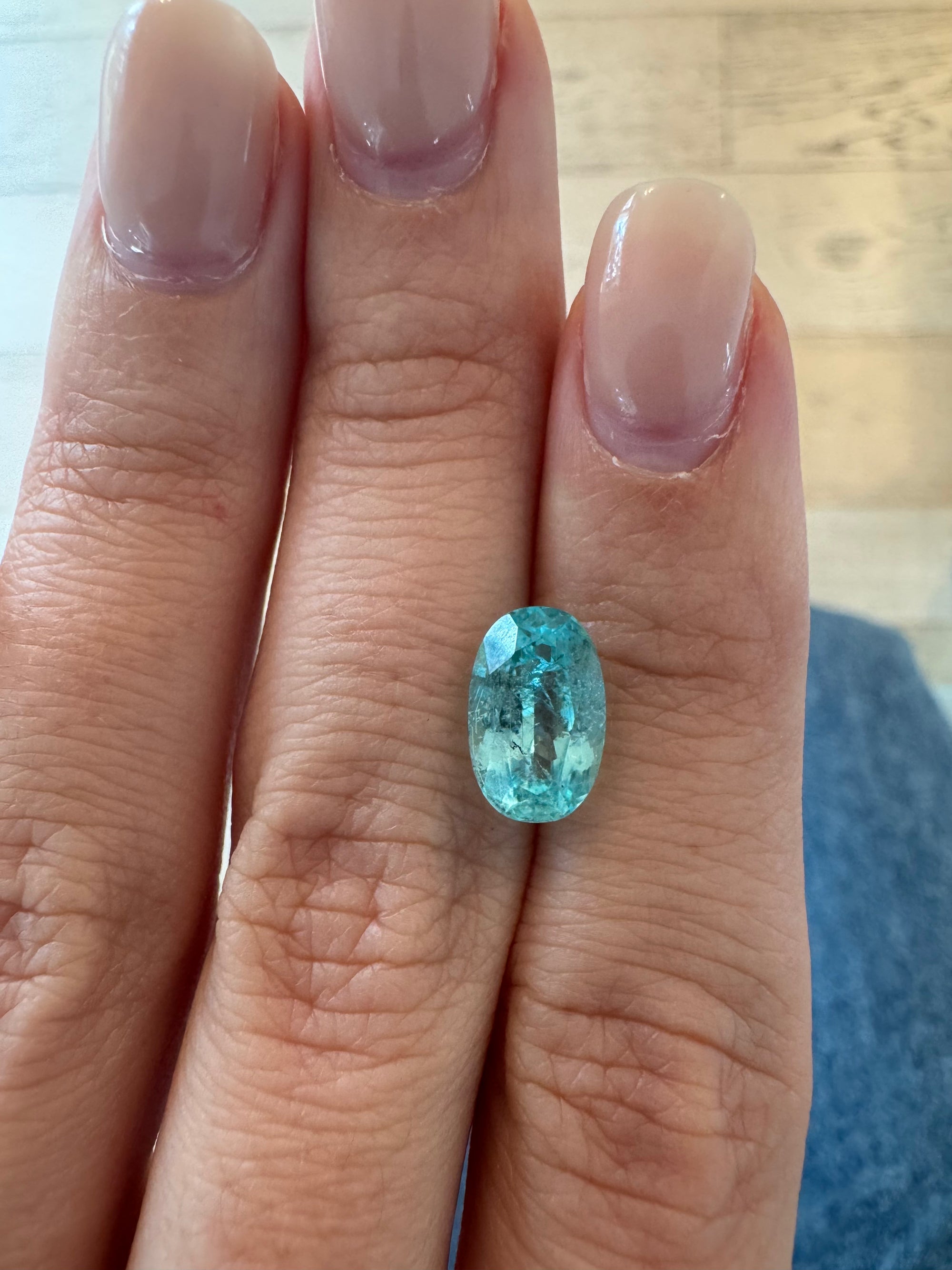 Bespoke 2.68 Carat Oval Paraíba Tourmaline