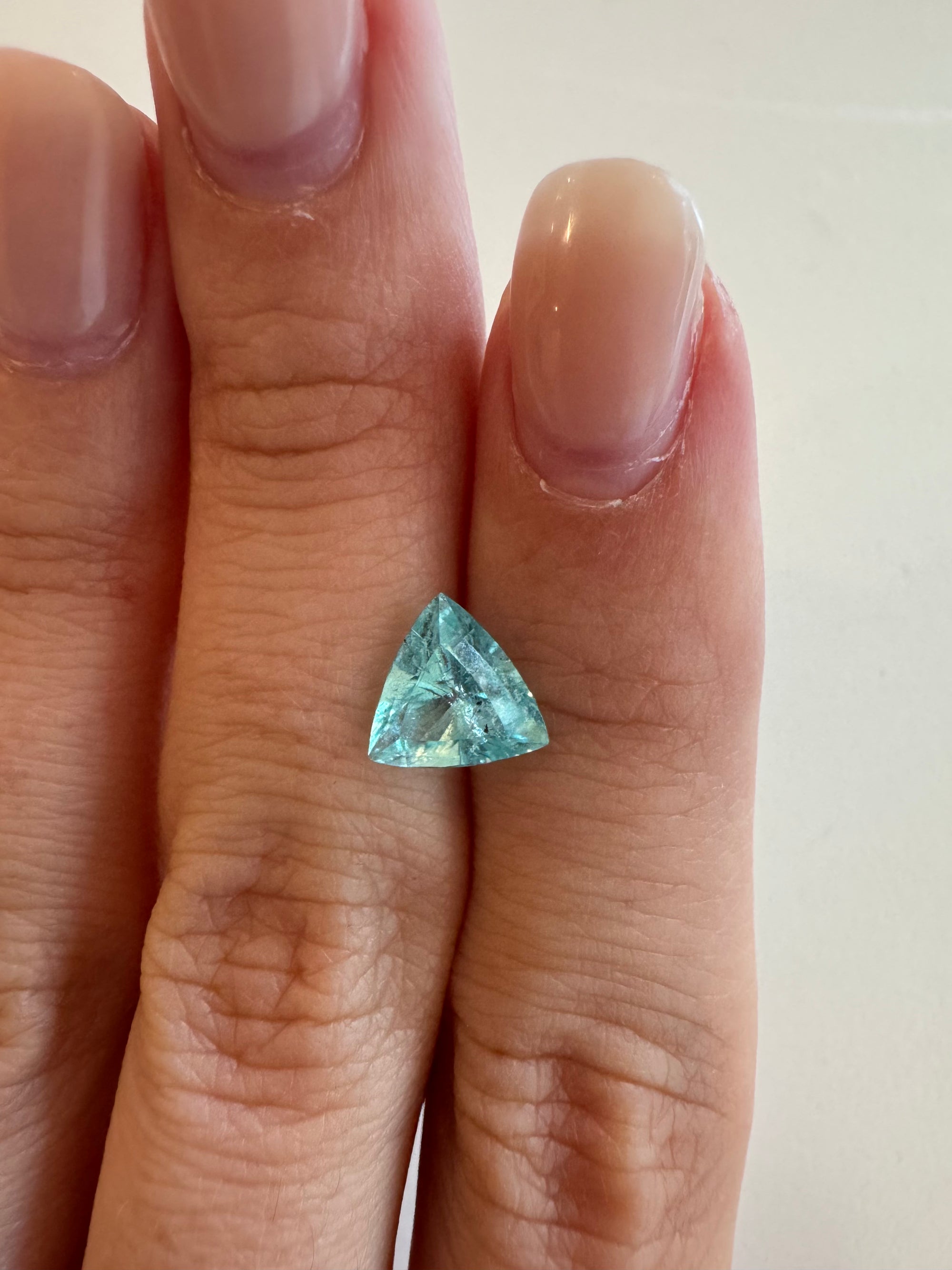 Bespoke 1.90 Carat Trillion Paraíba Tourmaline