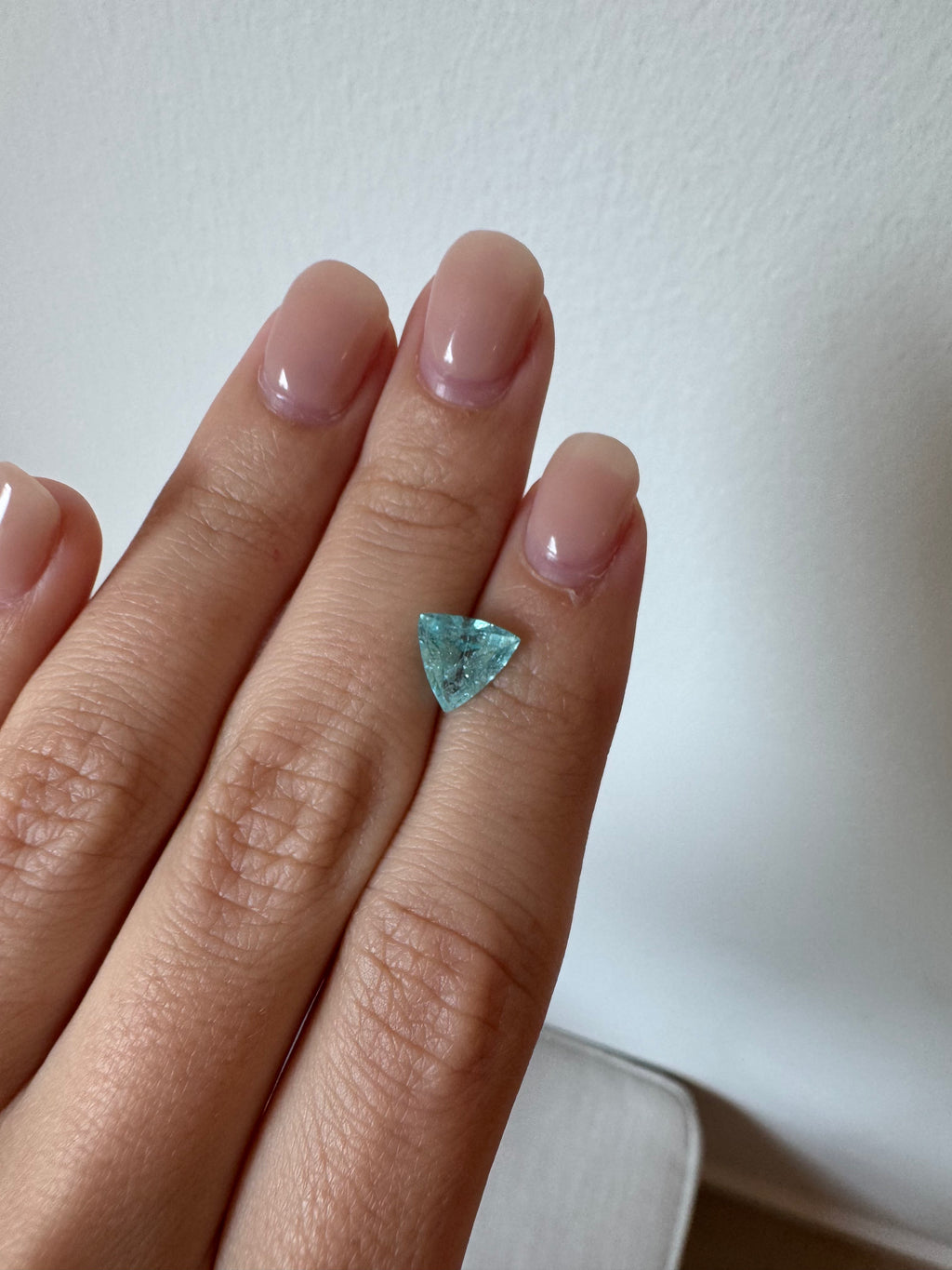 Bespoke 1.90 Carat Trillion Paraíba Tourmaline