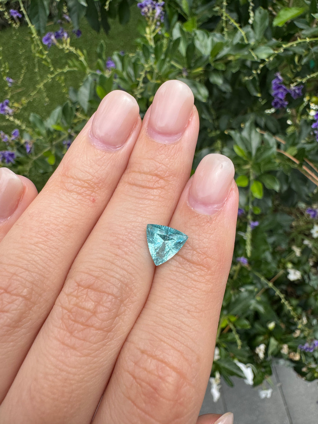 Bespoke 1.90 Carat Trillion Paraíba Tourmaline