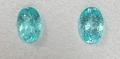 *SEPTEMBER GEM DROP* Bespoke Matched Pair of Oval Cut Paraíba Tourmalines – 0.89ct Total