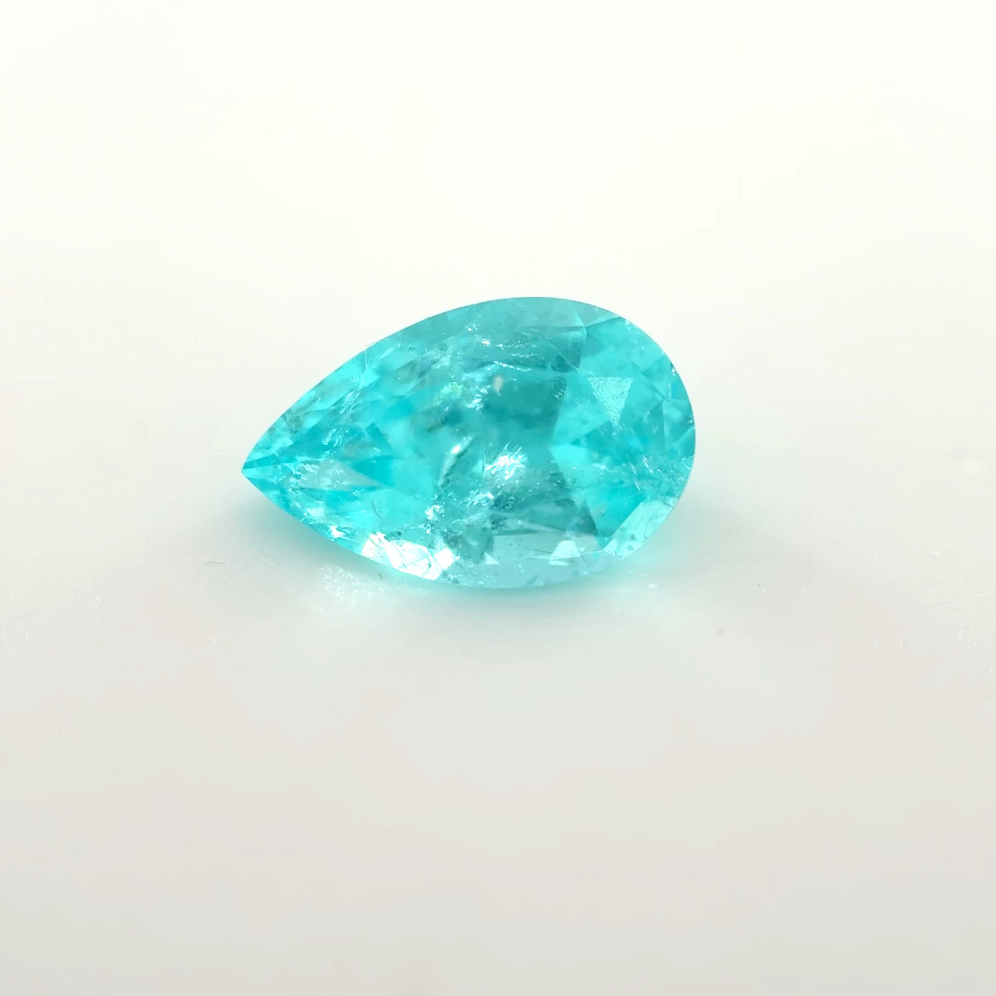 *COUTURE* Bespoke 0.90 Carat Pear Cut Paraíba Tourmaline