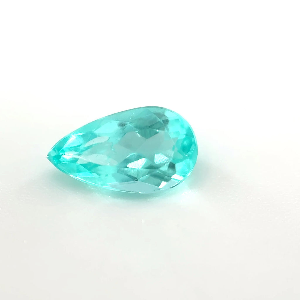 *TUCSON* Bespoke 0.65 Carat Pear Paraíba Tourmaline
