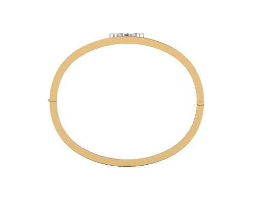 GIA Certified Forget-Me-Not Bubby Bangle