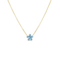 Mini Forget-Me-Not Santa Maria Aquamarine Necklace