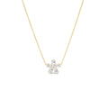 GIA Certified Forget-Me-Not Diamond Necklace