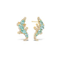 Biscayne Paraíba Alligator Earrings