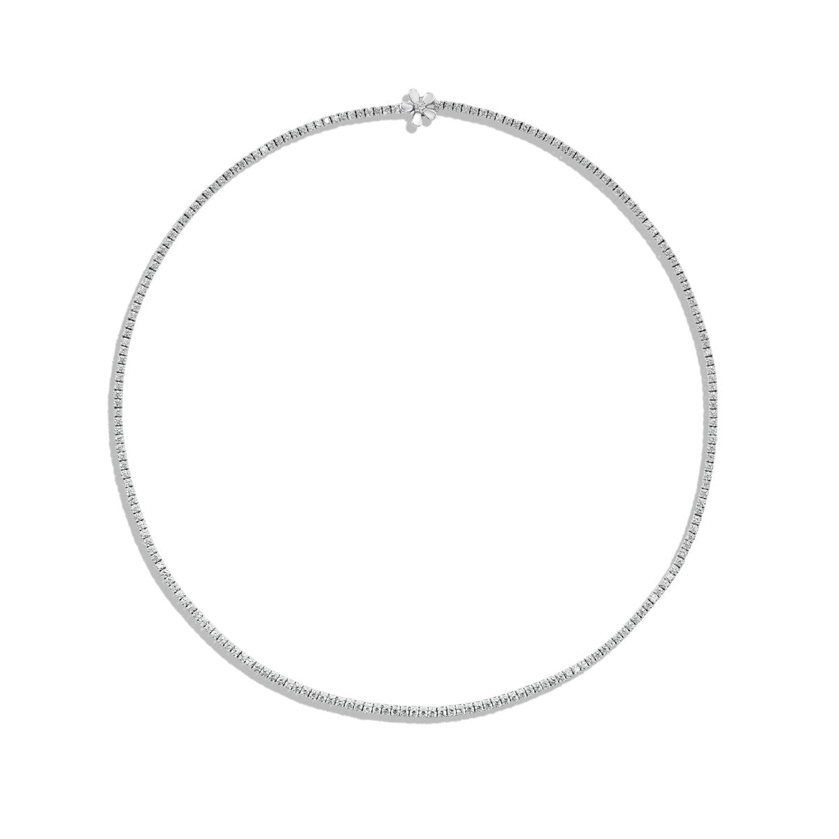 Forget-Me-Not Diamond Tennis Necklace
