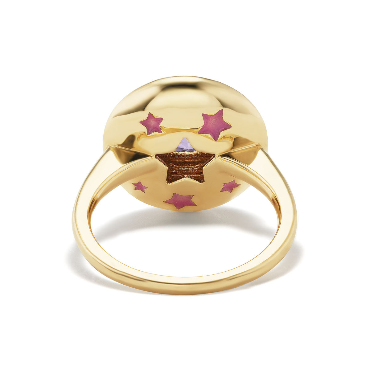 Blush Starburst Saucer Ring