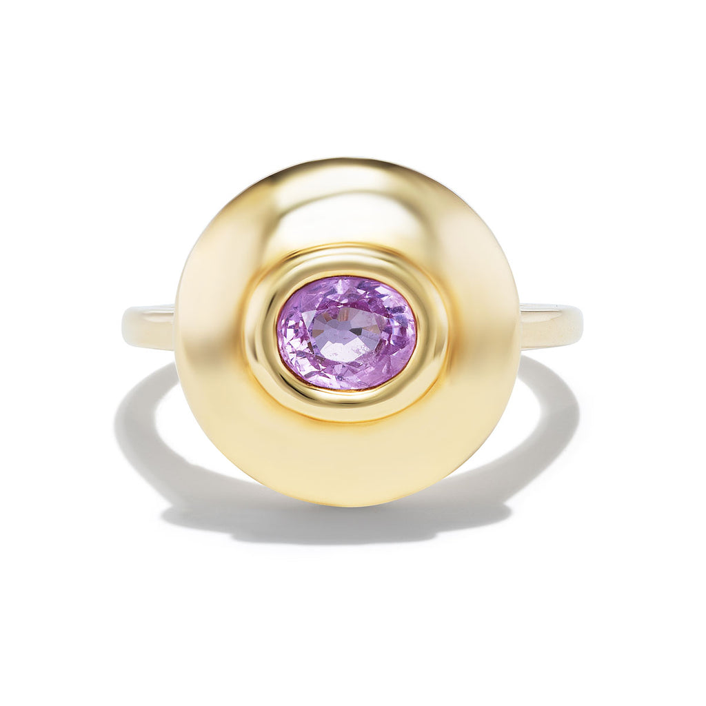 Blush Starburst Saucer Ring