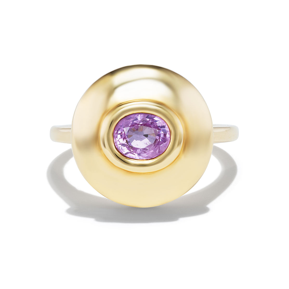 Blush Starburst Saucer Ring
