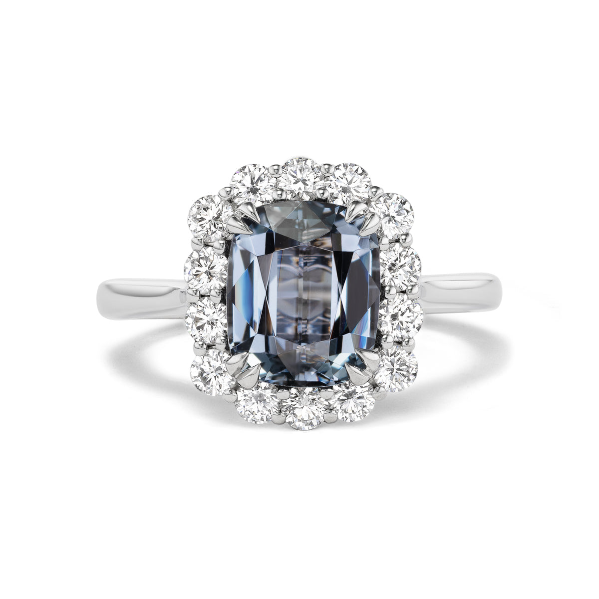 Grey Spinel Bloom Ring