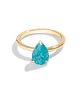 Bespoke 1.27 Carat Pear Paraíba Tourmaline