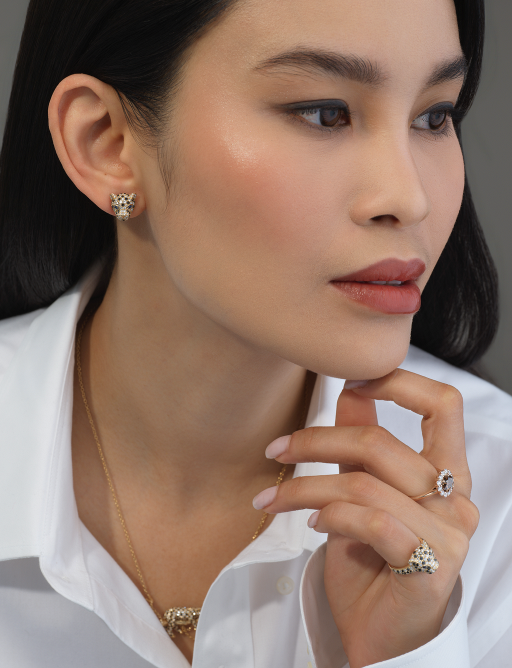 *NEW* Bespoke East West 1.51CT Coffee Diamond Bloom Ring