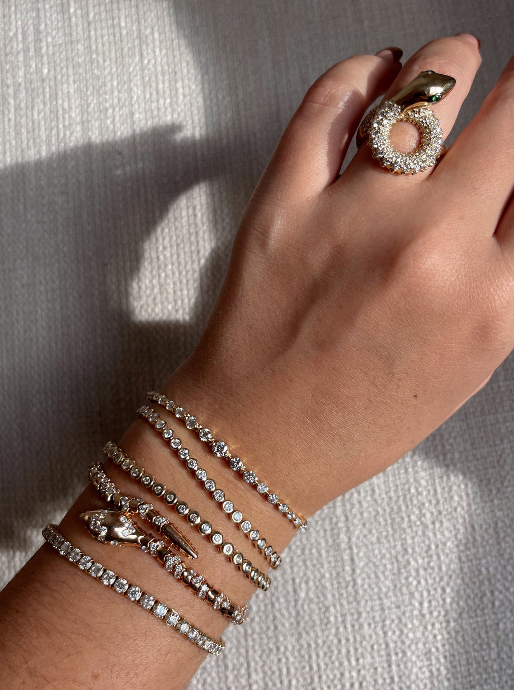 Coiled Serpent Ring