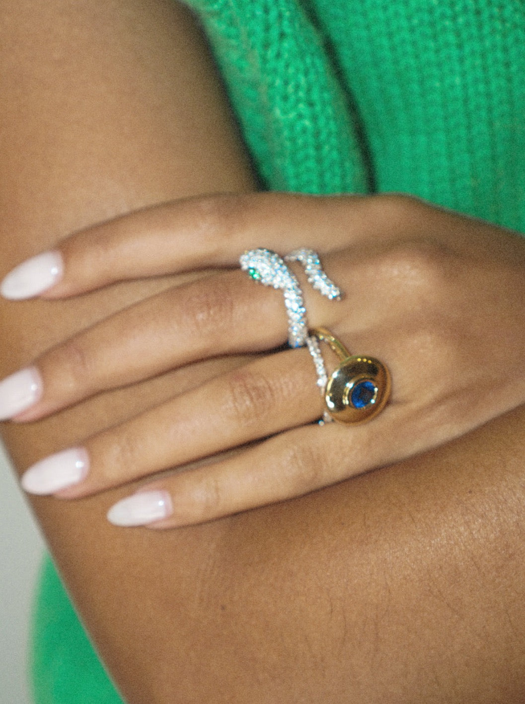Skylight Starburst Saucer Ring