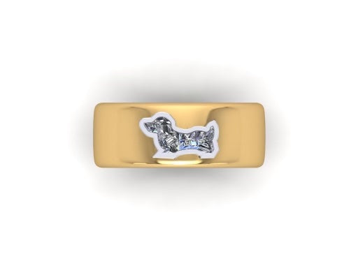 Dachshund Bubby Pinky Ring