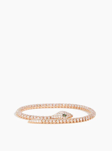 Full Diamond Serpent Bracelet