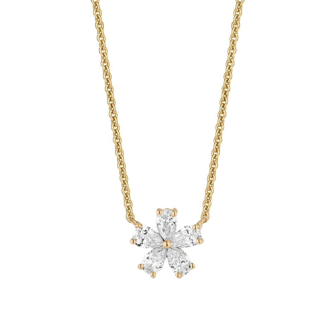 Mini Forget-Me-Not Diamond Necklace
