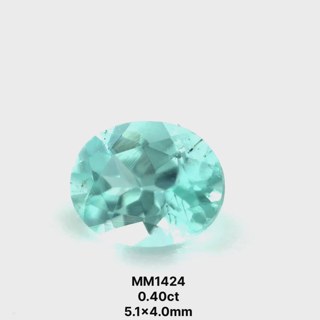*BLACK FRIDAY* Bespoke 0.40 Carat Oval Paraíba Tourmaline