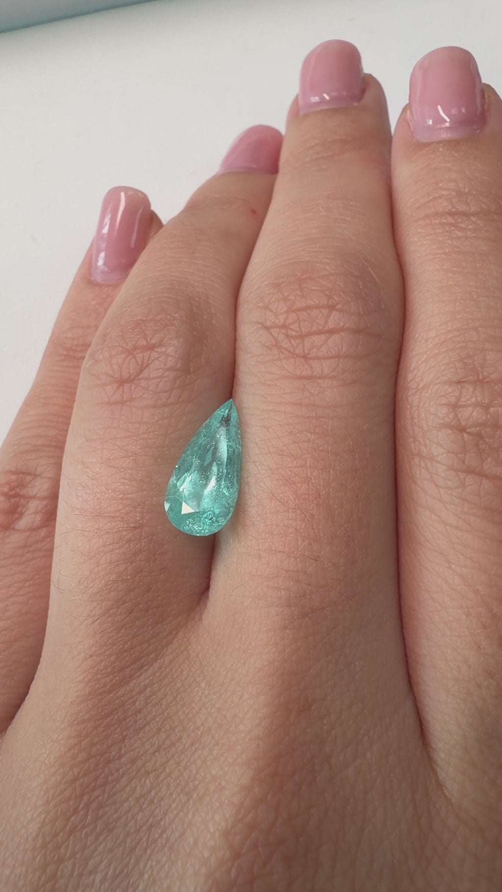 *NEW* Bespoke 2.23 Carat Pear Paraíba Tourmaline