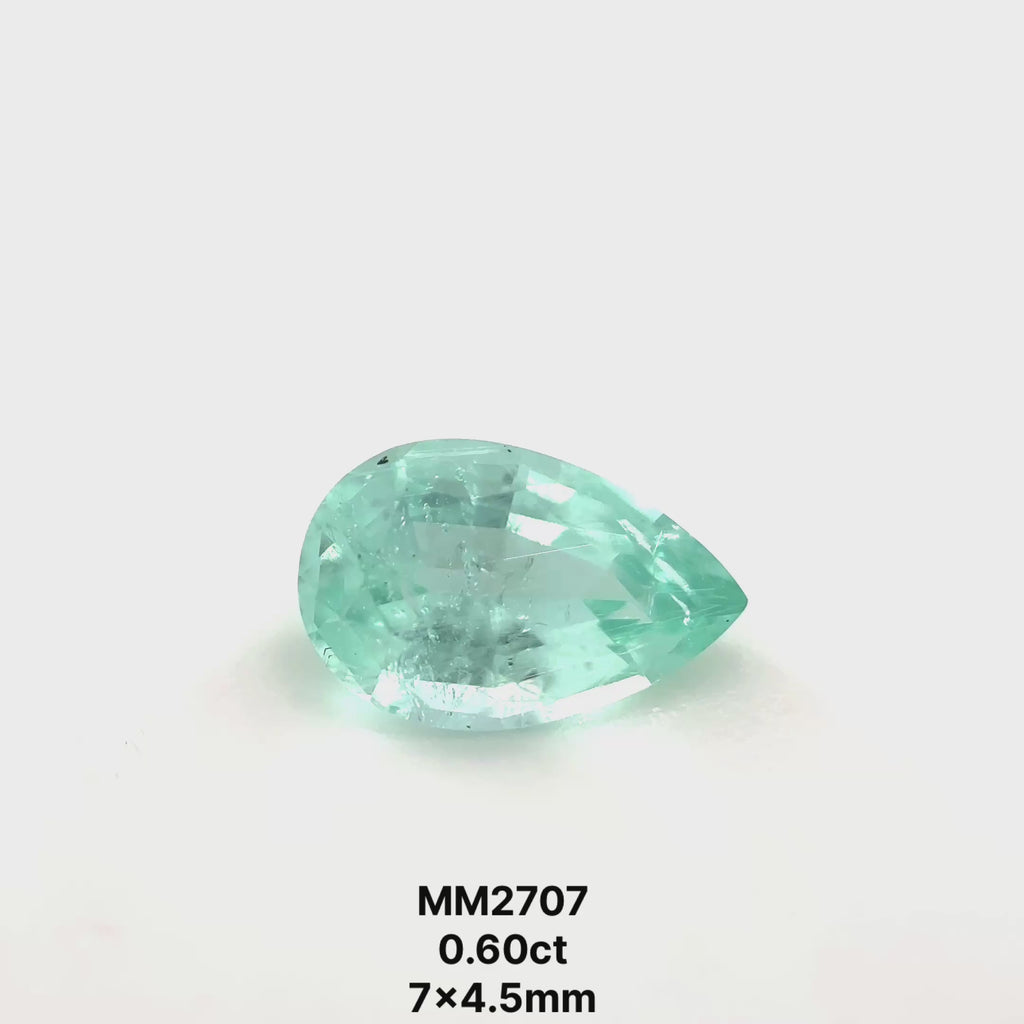 *BLACK FRIDAY* Bespoke 0.60 Carat Pear Paraíba Tourmaline