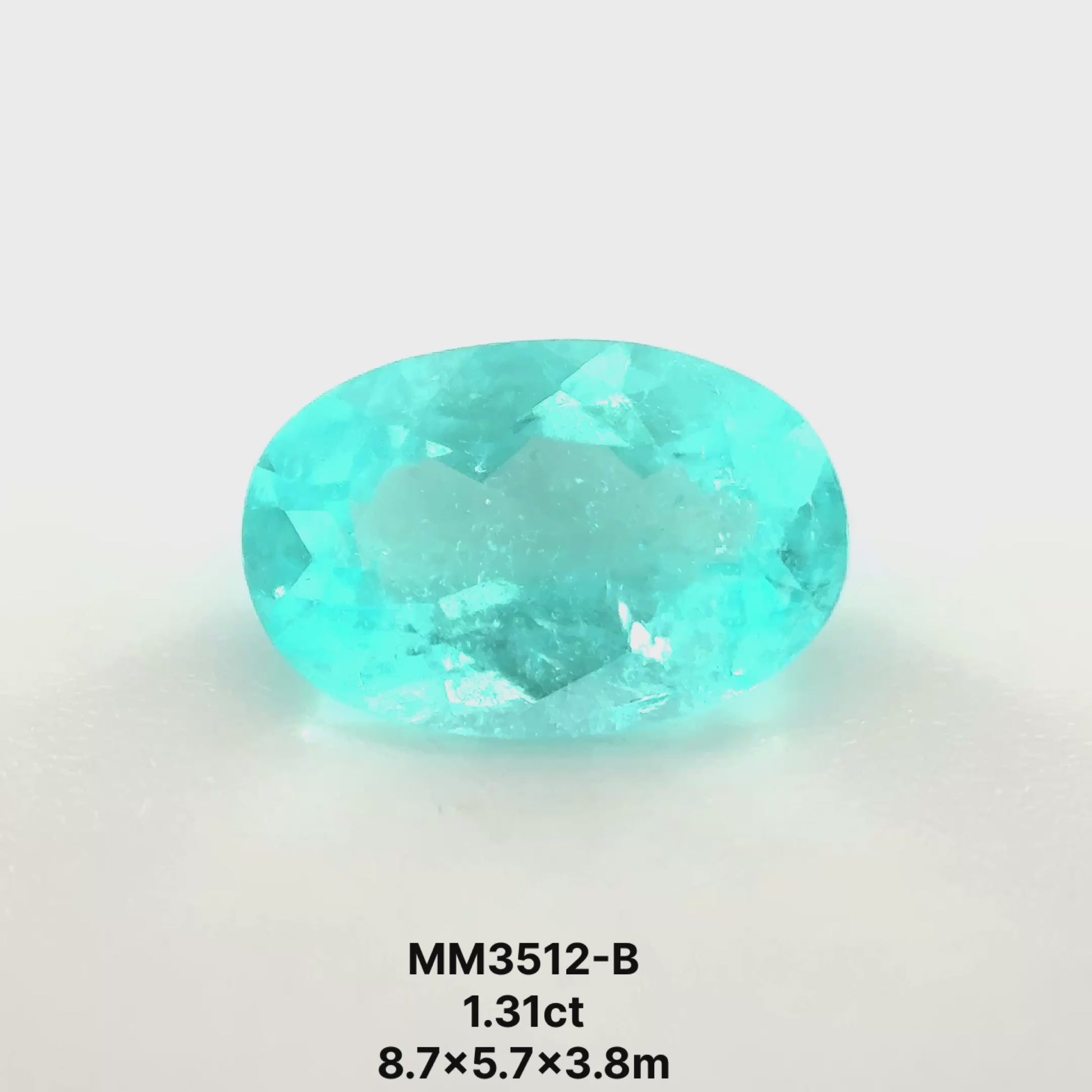 *TUCSON* Bespoke 1.31 Carat Oval Paraíba Tourmaline