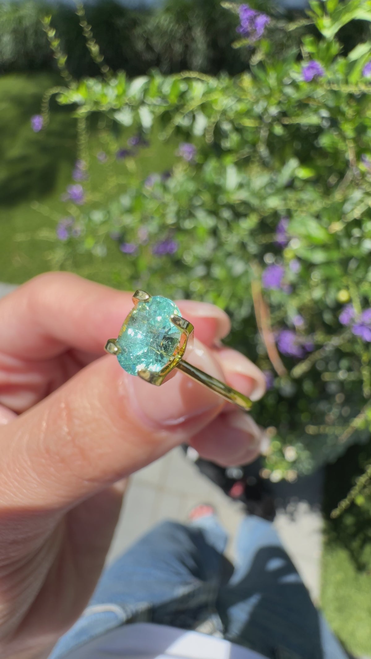 Bespoke 0.99 Carat Oval Paraíba Tourmaline