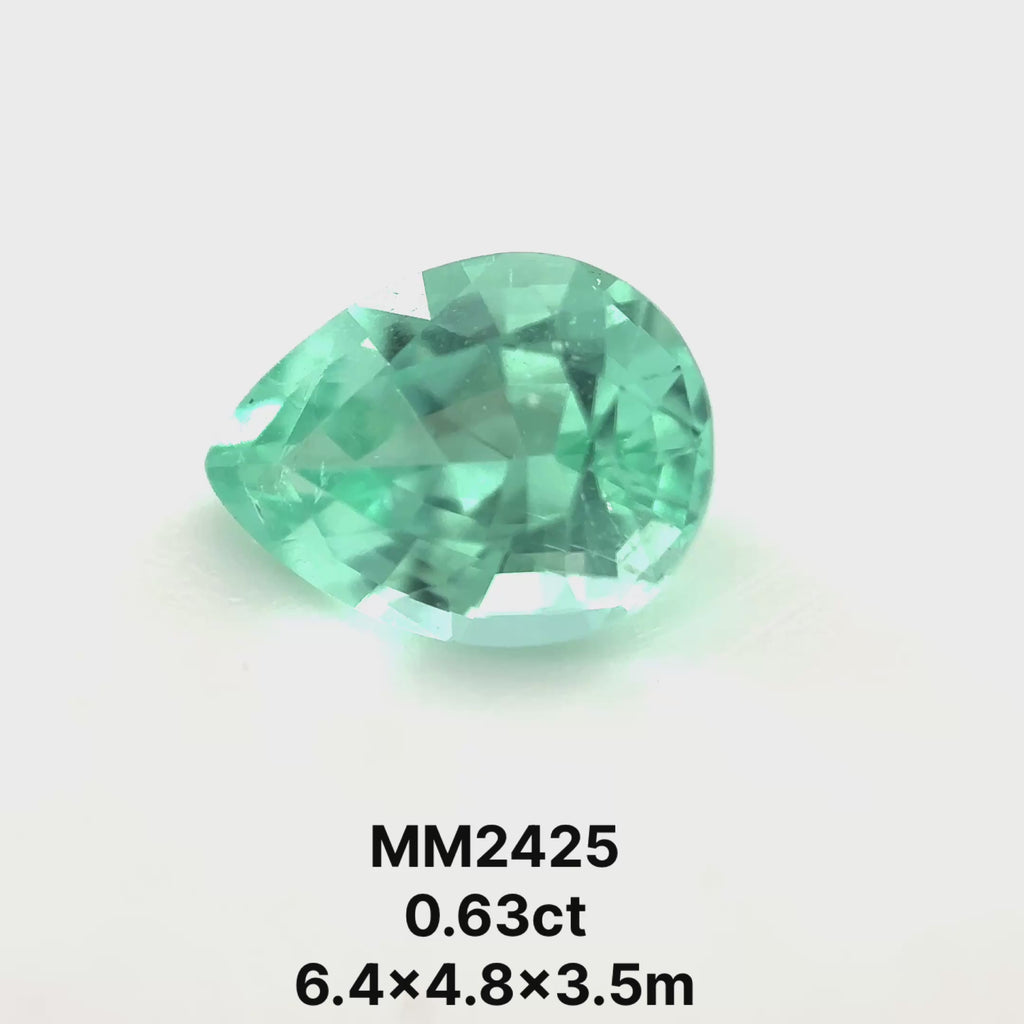 *BLACK FRIDAY* Bespoke 0.63 Carat Pear Paraíba Tourmaline