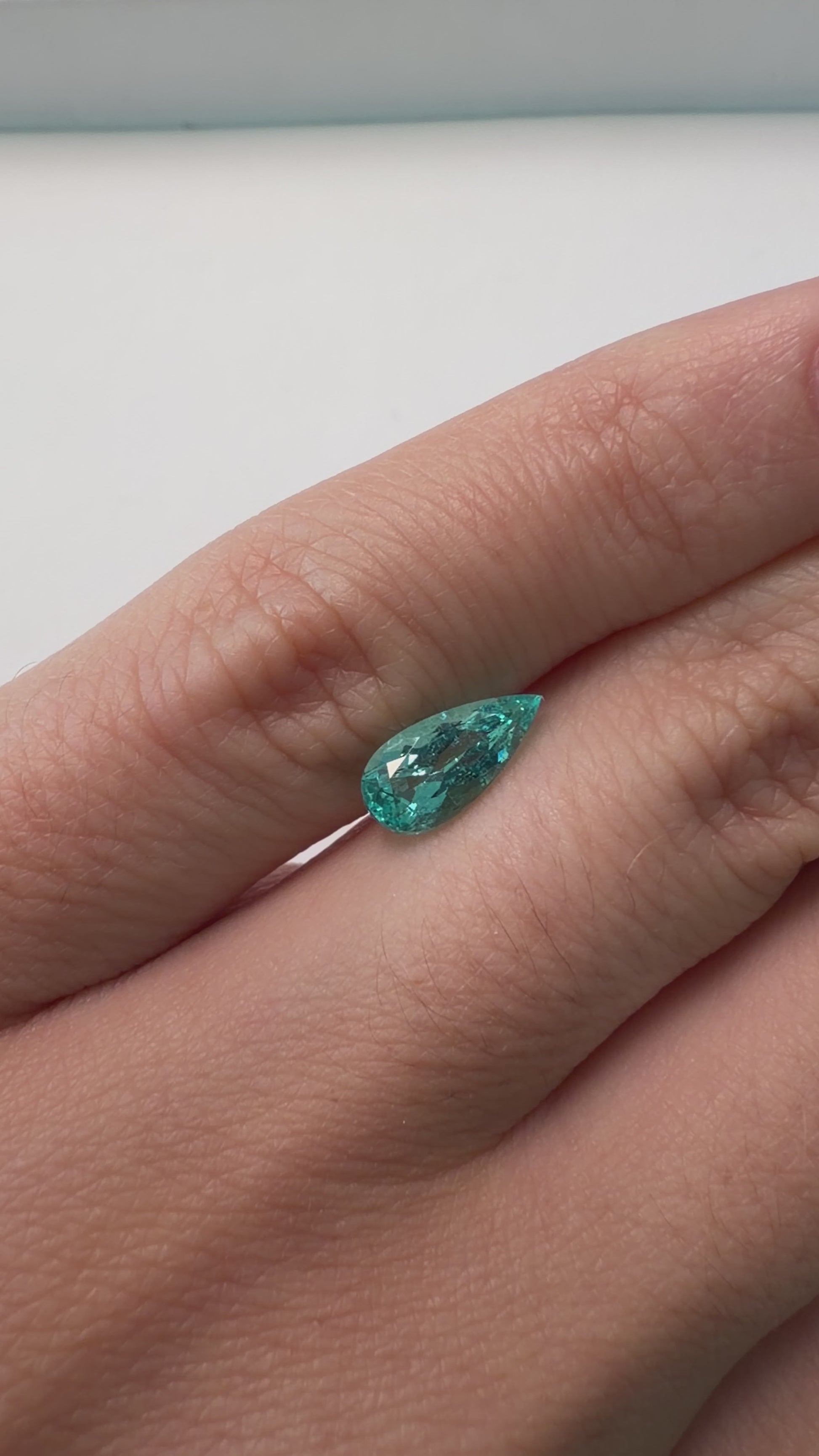 *NEW* Bespoke 1.15 Carat Pear Paraíba Tourmaline