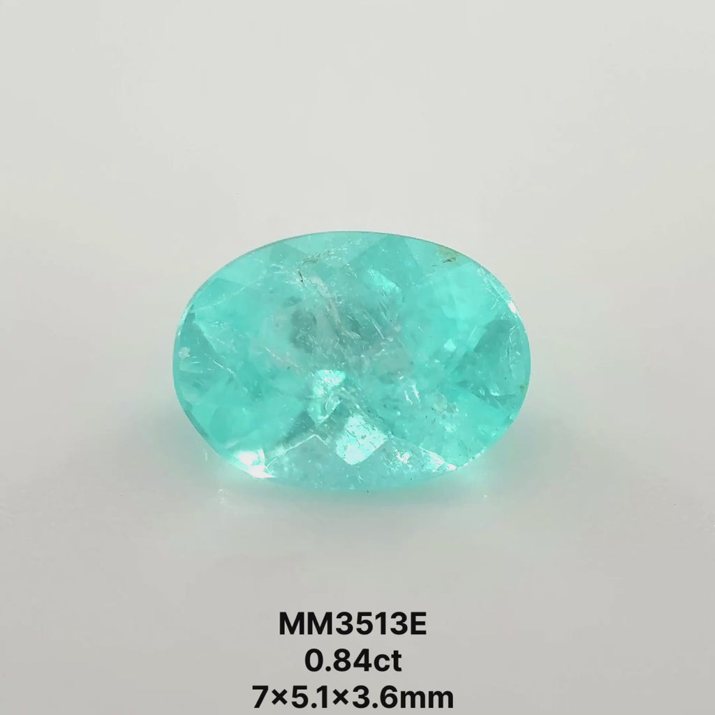 *COUTURE* Bespoke 0.84 Carat Oval Cut Paraíba Tourmaline