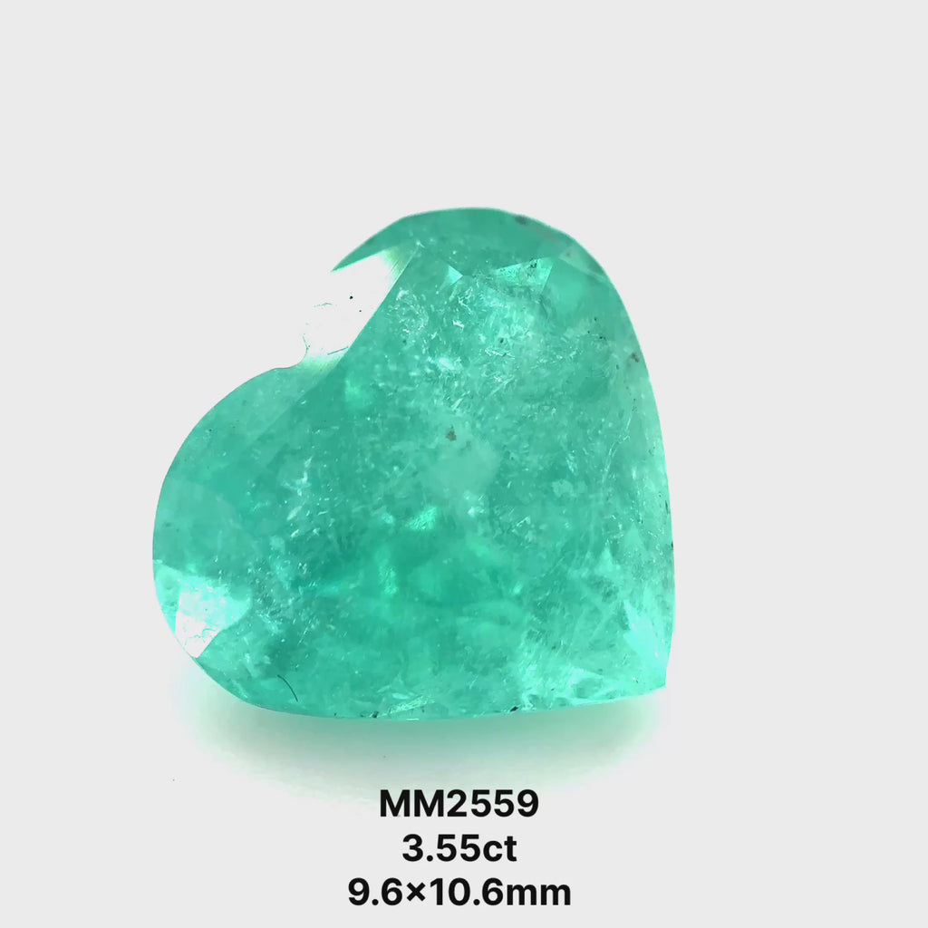 *SEPTEMBER GEM DROP* Bespoke 3.55 Carat Heart Cut Paraíba Tourmaline