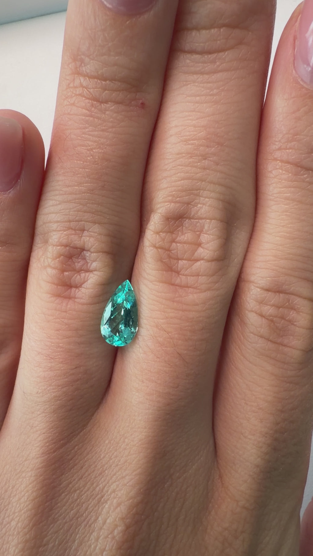 *NEW* Bespoke 1.30 Carat Pear Paraíba Tourmaline