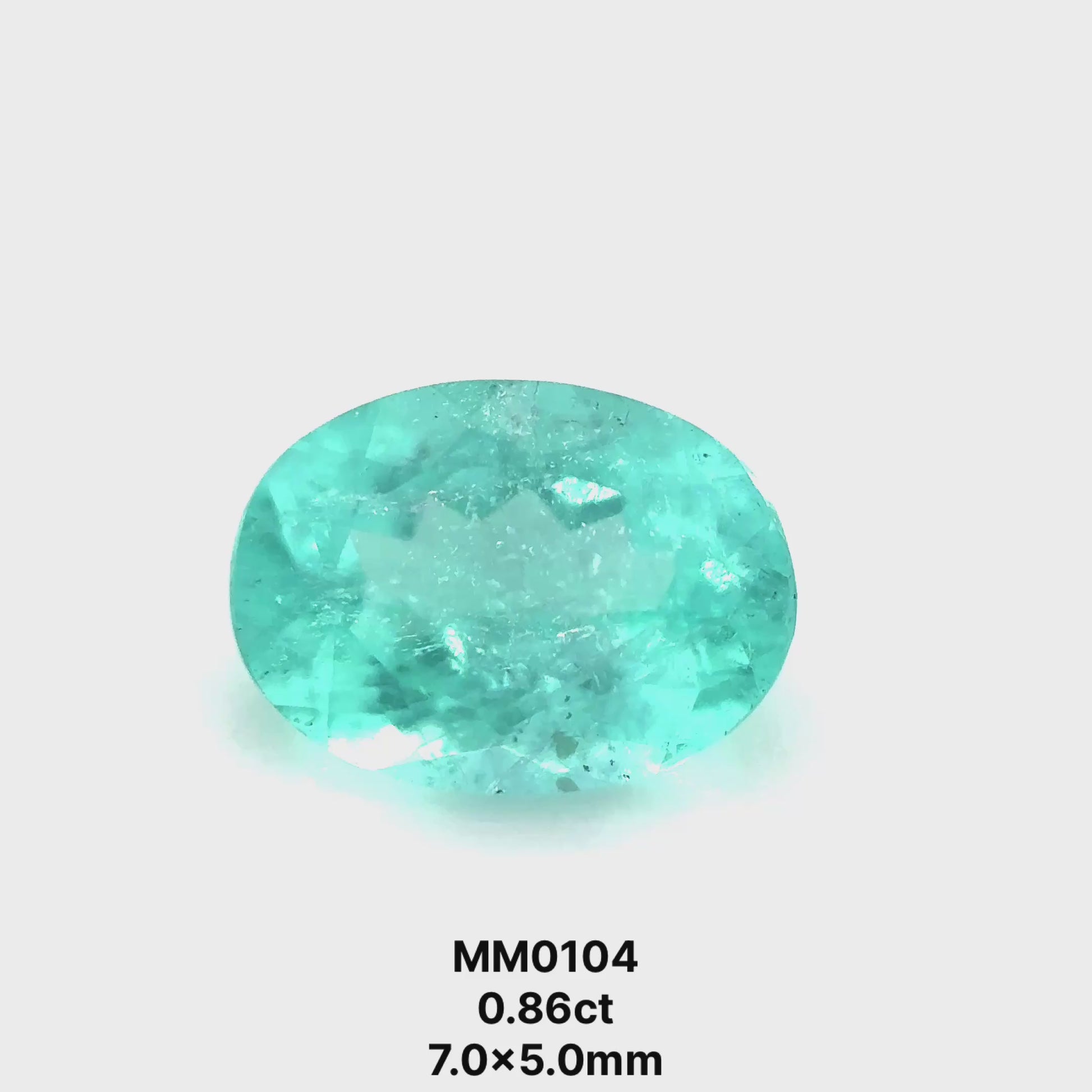 *COUTURE* Bespoke 0.86 Carat Oval Cut Paraíba Tourmaline